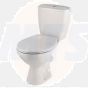 Twyford Option Bravo Standard Close Plastic Hinge Toilet Seat & Cover White ST2810WH