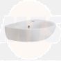 Twyford OT4845WH Option 400 x 330mm 1 Right Hand Tap Hole Hand Basin