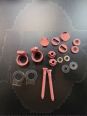 Twyford Plastic Hinges Red