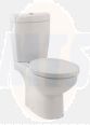 Tywford Encore toilet, part number ER7865WH soft close seat and cover with fittings