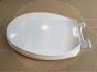 UNIVERSAL PLASTIC TOILET SEAT AND COVER WITH PLASTIC HINGES 