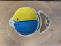 Universal Toilet Flush Valve with Yellow and Blue top  Toilet Flush 4200009