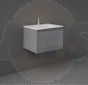 RAK Joy Uno Wh 1 Drawer Vanity 60Cm In Urban Grey UNOWH060UGY Bathroomsuites
