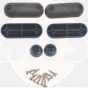 SET OF 6 BUFFERS WAVERLEY SEAT U0248GC