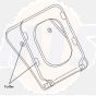 Villeroy & Boch buffers for Toilet Seat and lid / Cover 92198600 - MTSj138B