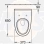 Villeroy & Boch Century Toilet Seat 8843.61.01 Original Seat Only / 884361R1 /4047289857884