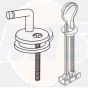 Villeroy & Boch Toilet Seat hinge for toilet seat - 98M10161