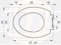 23-003-001 Vitra Arkitekt Standard Toilet Seat & Cover Only  25-003-001  