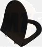 Vitra Sento Slim Toilet Seat  Soft Close  Matte Black 120-083-009