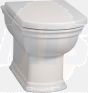 Vitra Serenada Back-To-Wall / Wall Hung and Close Couple Toilet Seat and Cover Soft /Slow Closing White 95-003-029