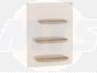 Vitra Voyage Glass Panel Shelf, 45 cm, Panel White Glass-Shelf Natural Oak 62517