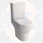 Vitra Zentrum Soft Close Toilet Seat & Cover - Seat and Cover Only 94-003-009 