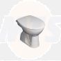 WC seat and cover, termoplast, adjustable length, plastic hinges
