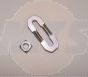 Ideal Standard Toilet Seat and Cover Spares  EV33367 White Seat and Cover Fixing Kit  Washer and Nut