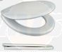 Wirquin Neon Lite Toilet Seat Plastic hinge White 270693