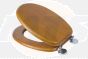 Croydex WL602250H Davos Antique Pine Toilet Seat