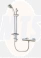 Roca  DANUBE T BAR SHOWER MIXER II ZD50010040