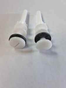 Duravit Duraplus toilet seat hinges in Plastic 0061341000