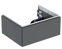 Geberit ONE cabinet for washbasin, with one drawer: Washbasin width=60cm, H=26.6cm, T=47cm, lava / matt coated  505.071.00.3