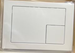 FLUSH BUTTON BOARD M10 WHITE GLOSS SPP/373/0/K