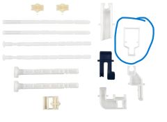 SCHWAB ASSEMBLY KIT FOR FLUSHING PLATES - OLD MODELS GALA, VIVA, RIVA, RIVA DUO, TARGA, ONDA, LINE, RIVA MINI, RIVA DUO MINI, POINT, POINT DUO 228582-5