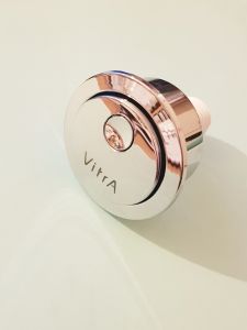 Vitra Push Button Chrome 429125, Compatible with the following Vitra Toilet Cistern group. 330-1010, 330-1320 (313175). 313175. Unloading group. 49.20. 429125 . Push button. 18:00. 429126. Clapper seal. 6.00
