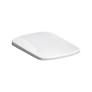 Geberit Selnova Compact WC seat, square design, fastening from above: Soft-closing mechanism =no, Quick-release hinges=no, Fastening=from above, white  501.928.01.1