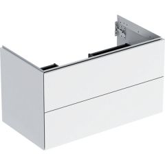 Geberit ONE cabinet for washbasin, with two drawers: Washbasin width=120cm, H=50.4cm, T=47cm, hickory / wood-textured melamine  505.265.00.6