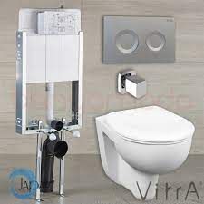 Bathroom Complete Closet Package Vitra Arkitekt Wall Hung WC + Japar Concealed Cistern Set 5959L003-0850-SET