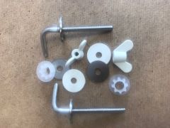 Keramag Nova Top Toilet Seat Hinges  598053000 / 571140