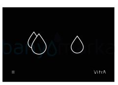 Vitra V-care Smart Control Panel  Black for 12 cm Concealed Cisterns 742-1501 