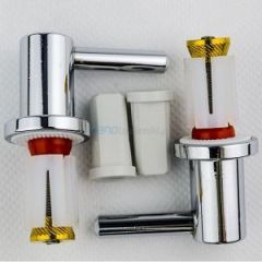 Sphinx 315 S8H70901A20 set of 2 chrome hinges Soft Close Toilet Seat 8711754381520