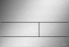 Tece Square flush plate 9240830  Brushed steel finish 220mm wide x 150mm high