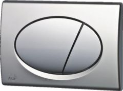 Alcaplast M73 Flush Plate chrome 24071 size: 250x175x40 mm