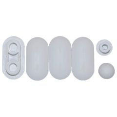 Allia Toilet Seat Pads 16704100000 Seat Buffers Kit 