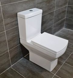 Amy Toilet Seat and Cover Including Soft Close Seat Square Style 6588299