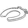 Celmac Closet Toilet Seat and cover  42 SCR5QWH