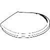 Celmac Closet Toilet Seat and cover LWF/A SCO11BL
