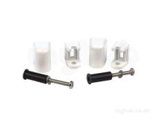 Celmac FTF11WH Top Fix Toilet Seat Hinge Pack, White