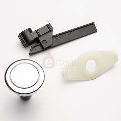 Sanindusa Toilet Cistern Circle Chrome Push button to flush the SOLO 7134