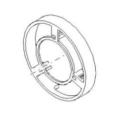 Dornbracht cover 091101107-00 Chrome for bathtub drain 36,240,970 36,242,970