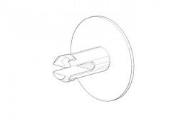 Dornbracht decorative cap spare parts 093120049 chrome, 093120049-00