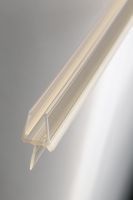 Drain profile with weatherstrip for 6 + 8 mm glass, 1Meter