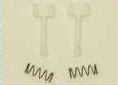 Friatec locking bolt with springs for handle plates 334009