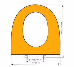 GALA-Acuatonda Toilet Seat and cover