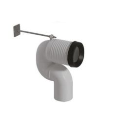 Galassia Elbow pipe for floor drain adjustable from 11 cms to 15 cms 9052