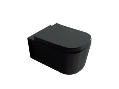Galassia Meg11Thermosetting wrap around seat-cover with soft closing system, White Matt 5416MT