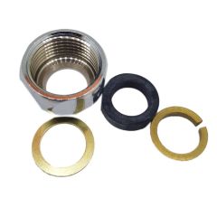 Geberit 3/8" Chrome Nut and Washer Set 294.833.21.0