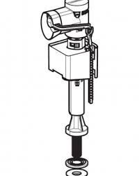 Geberit filling valve universal impulse Basic 340 3/8 "power bottom - 136.708.00.1