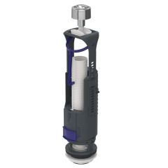 GEBERIT Flush Valve 240 (136.909.21.2) / Geberit Flush Tank Mechanism136.915.21.1 Series 240 with Polished Chrome Button